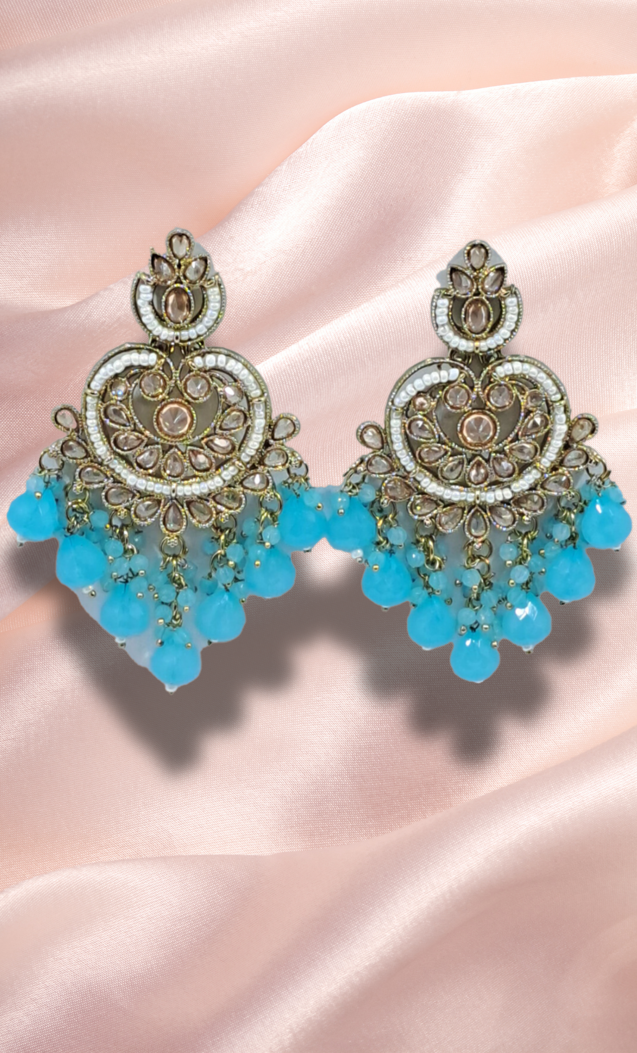 Baby Blue Drop Earrings