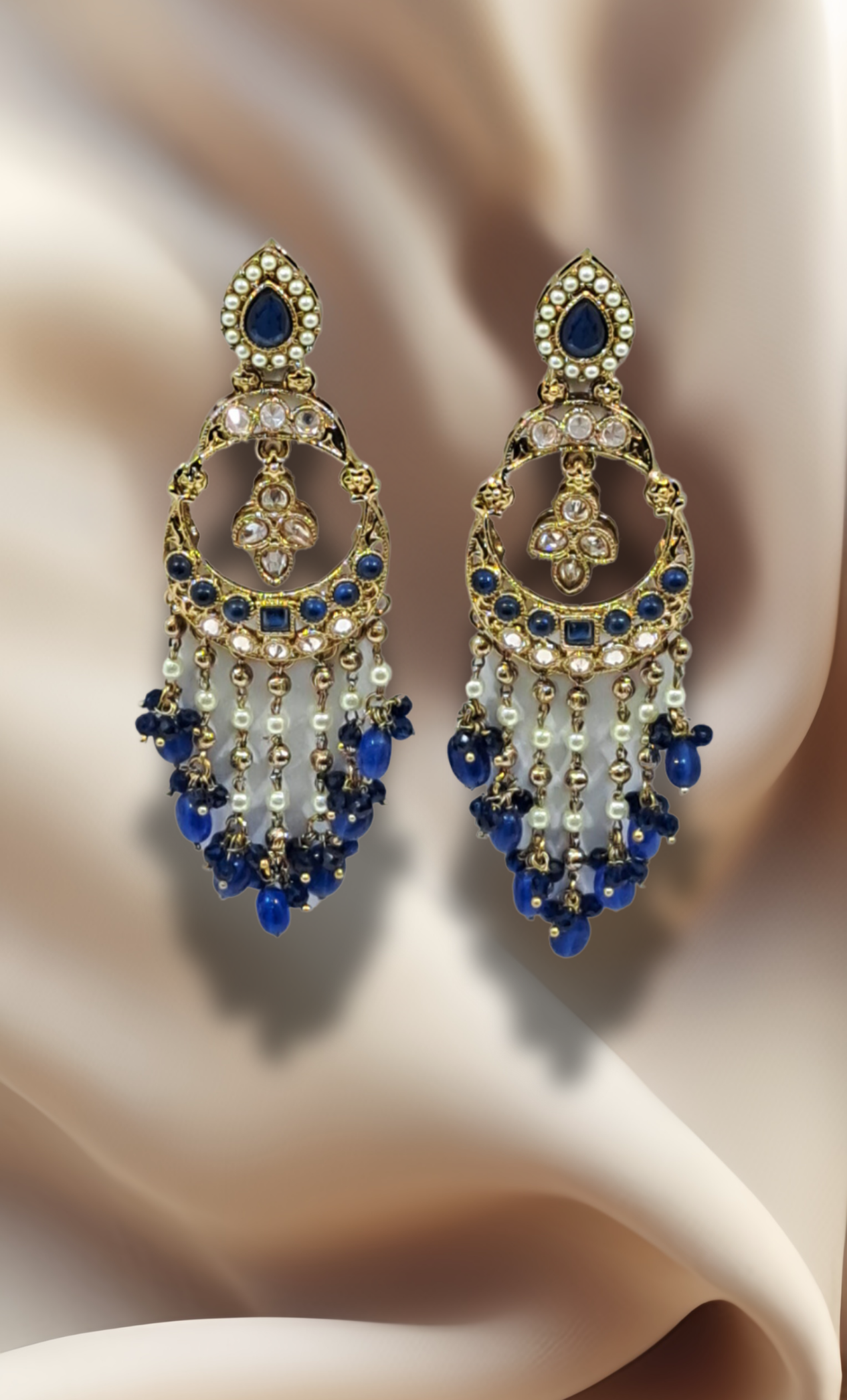 Midnight Blue Drop Earrings