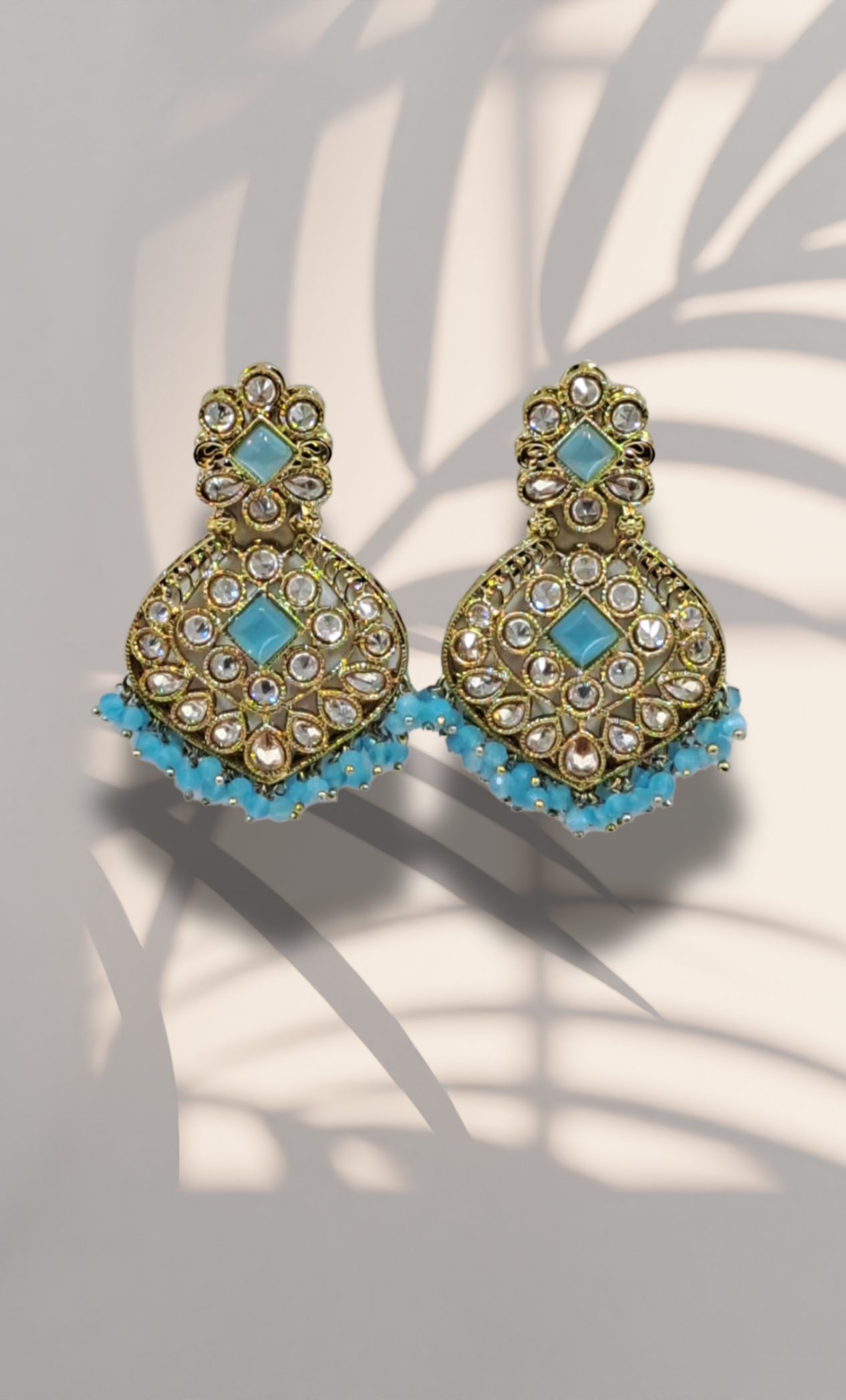 Light Blue Drop Earrings