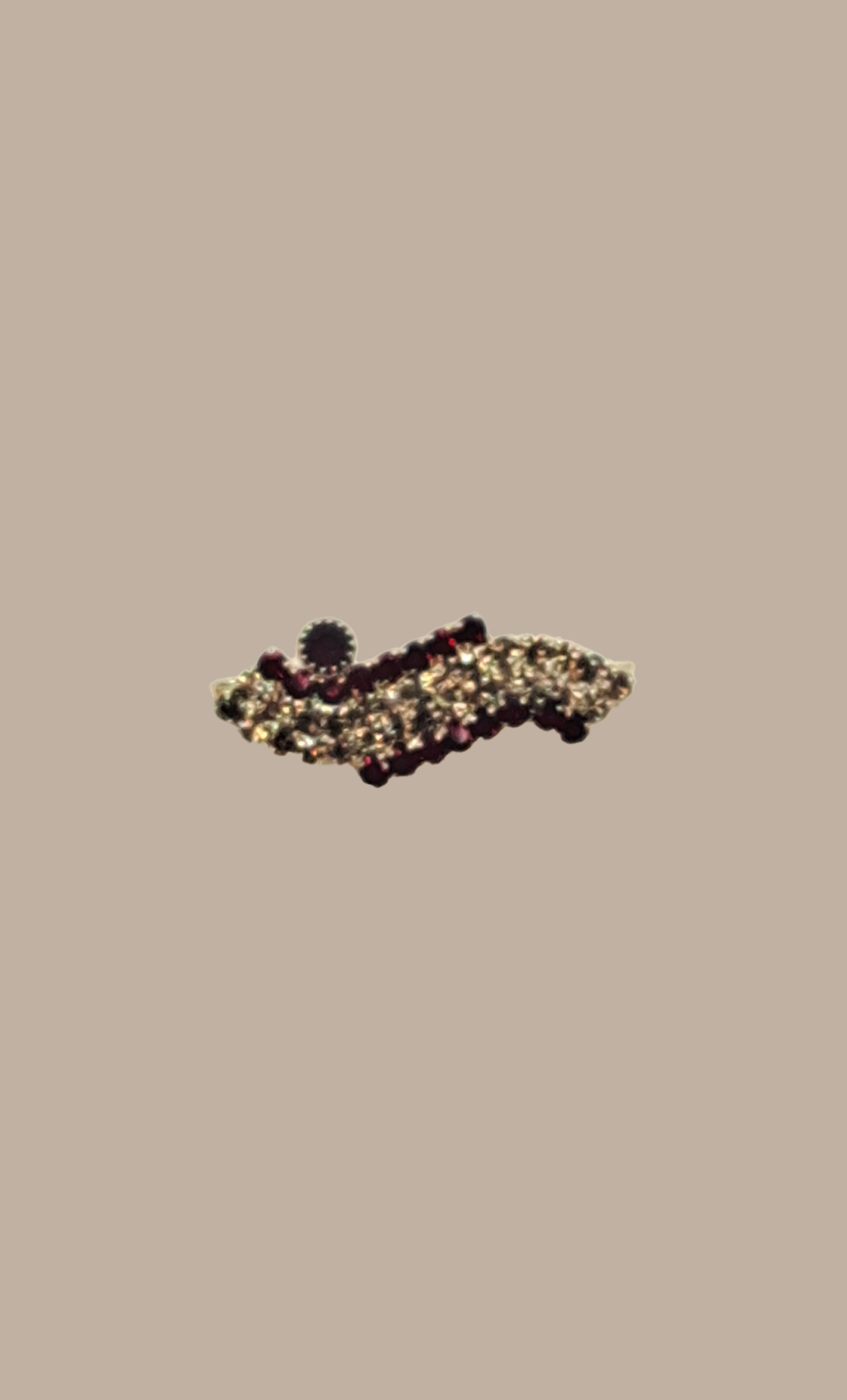 Maroon Sari Broach