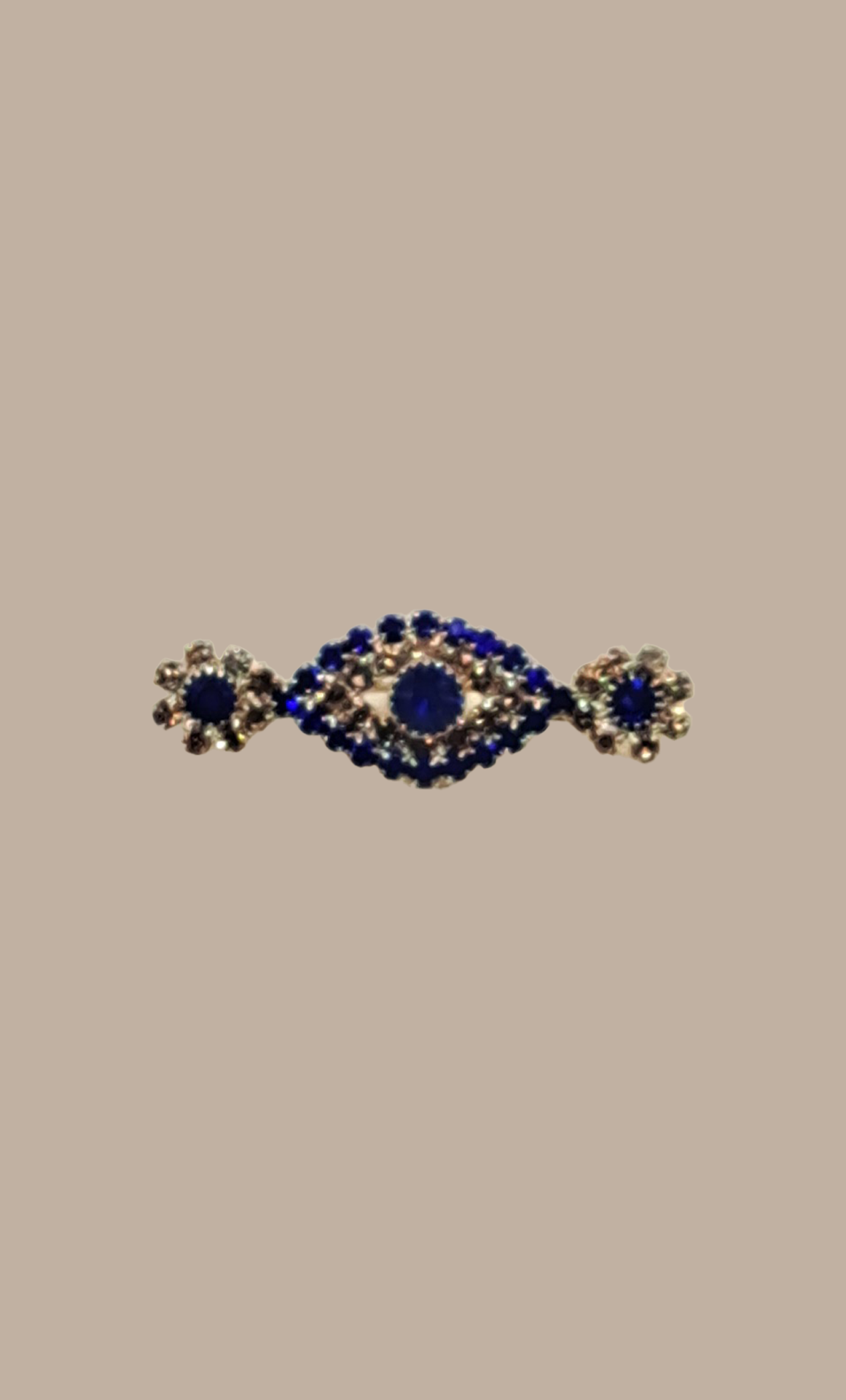 Royal Blue Sari Broach