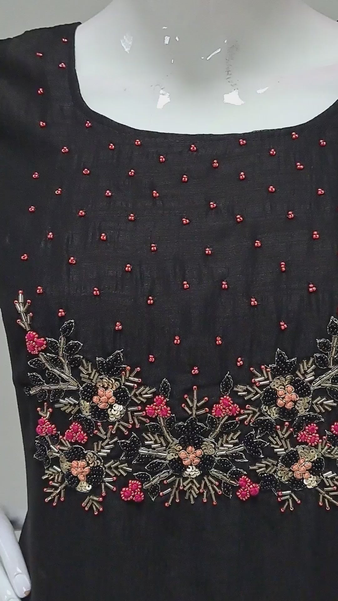 Black Embroidered Punjabi