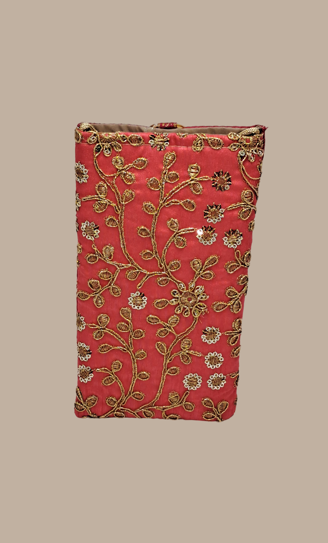 Coral Cell Phone Pouch Bag