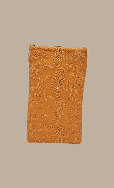 Bright Orange Cell Phone Pouch Bag
