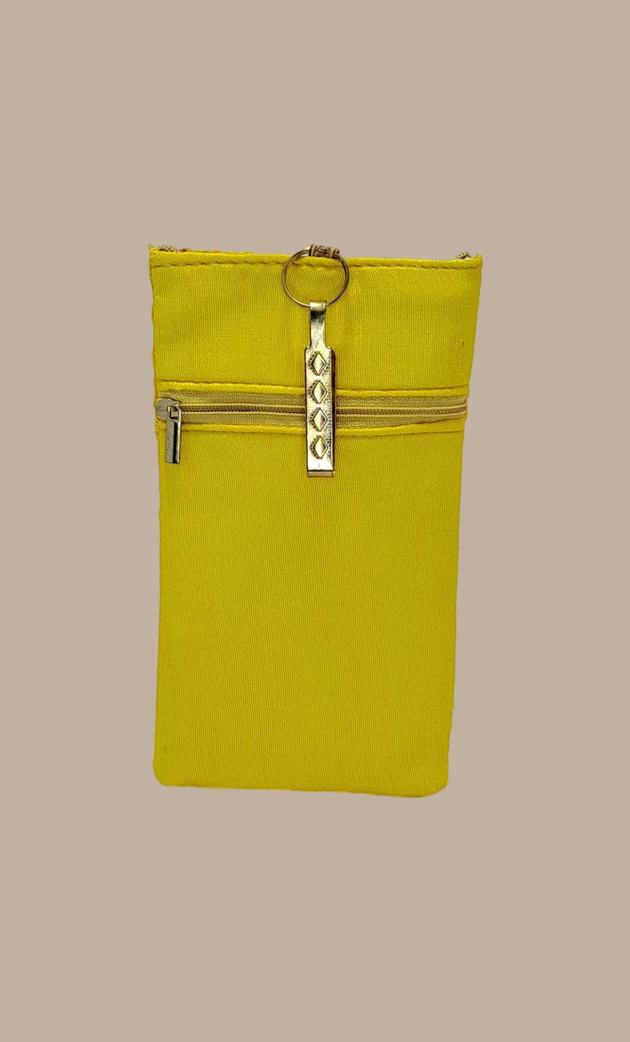 Sunshine Yellow Cell Phone Pouch Bag
