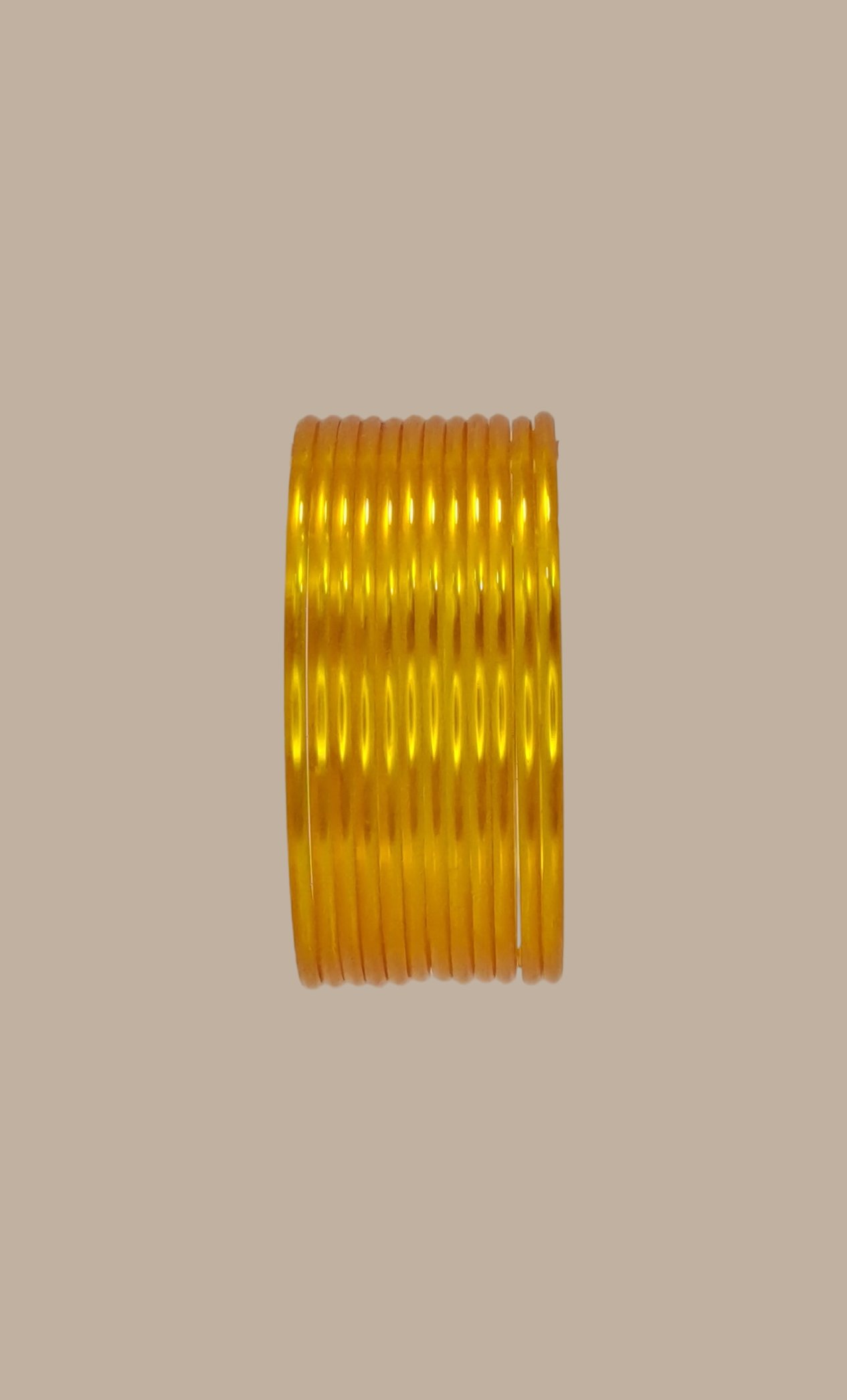 Yellow Plastic Bangles