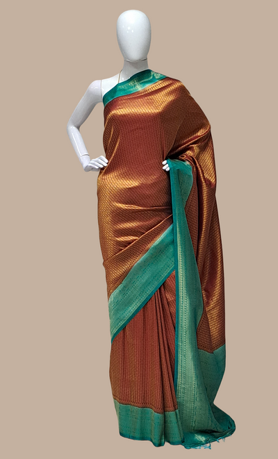 Maroon Art Silk Sari