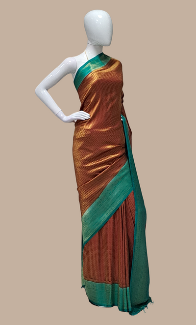 Maroon Art Silk Sari