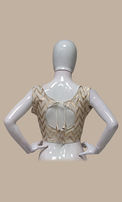 Light Biscuit Woven Blouse