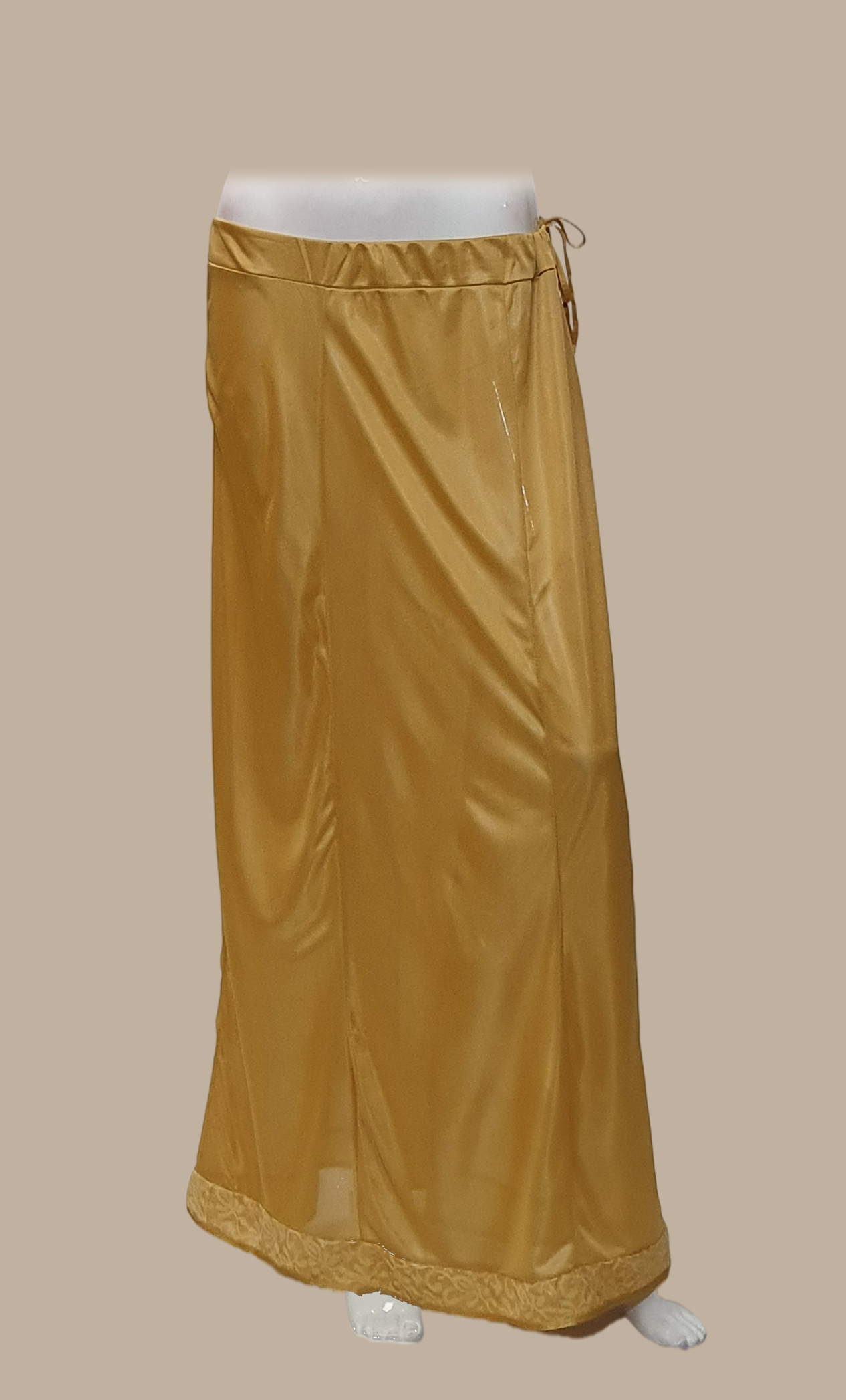 Gold Satin Under Skirt