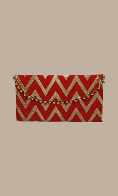 Red Woven Purse