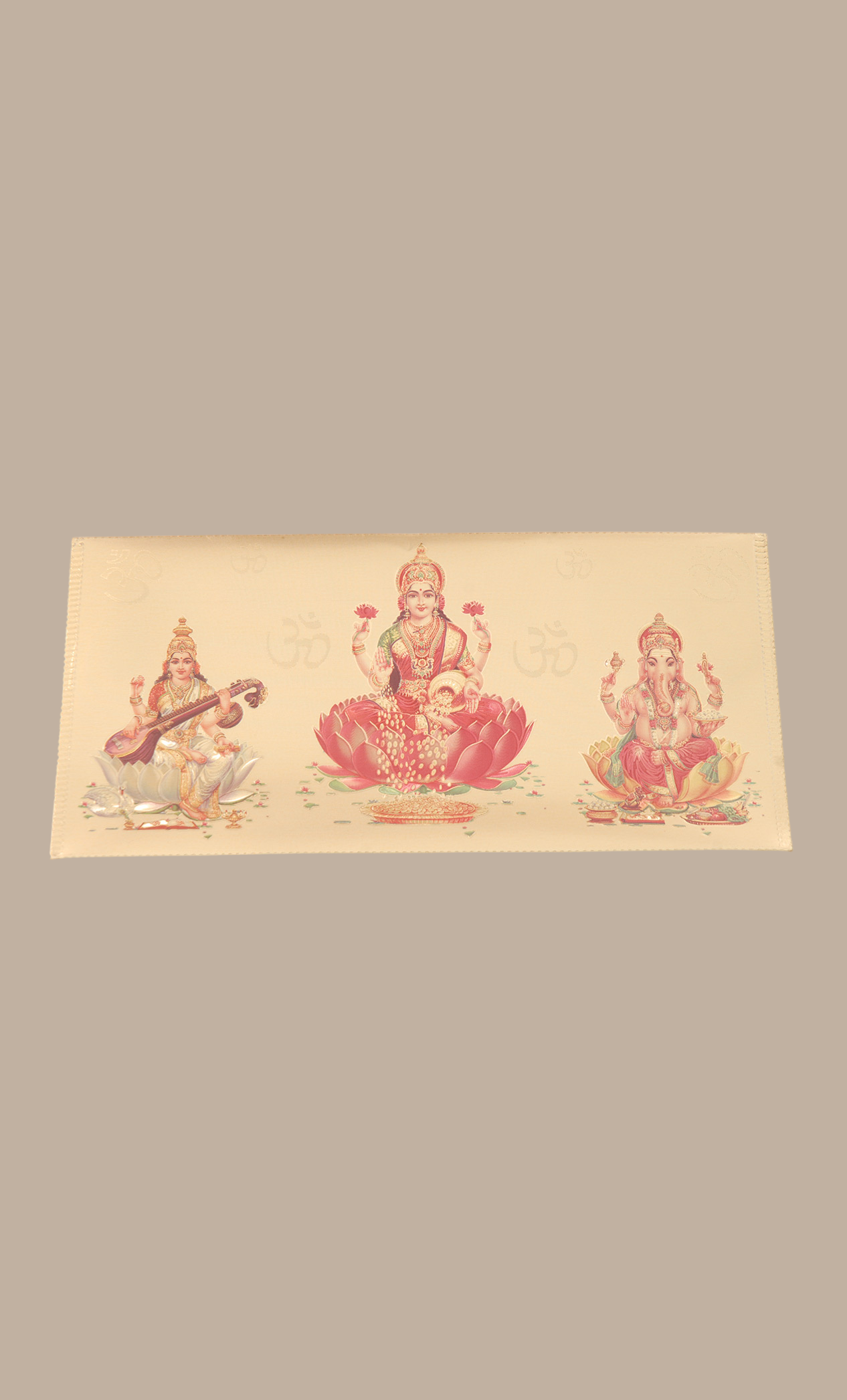 Gold Luxmi & Ganesha Printed Envelope