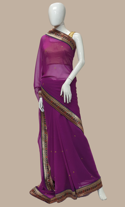 Kum Kum Right Hand Embroidered Sari
